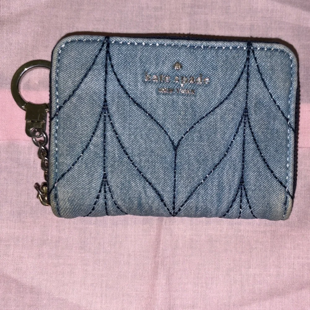 Kate Spade Briar Lane Quilted Denim Wallet